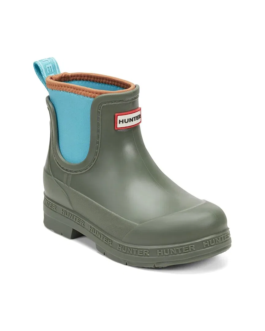 Детские резиновые сапоги для девочек водонепроницаемые Hunter Lass Rubber Rain Boot, зеленый