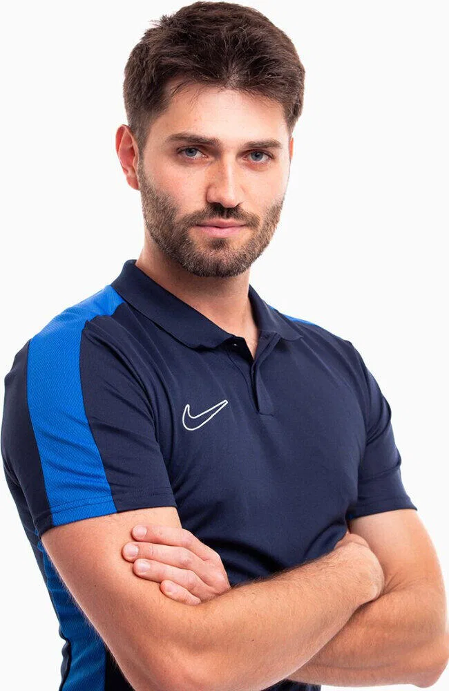 Мужское поло с коротким рукавом Academy Nike, Navyblau