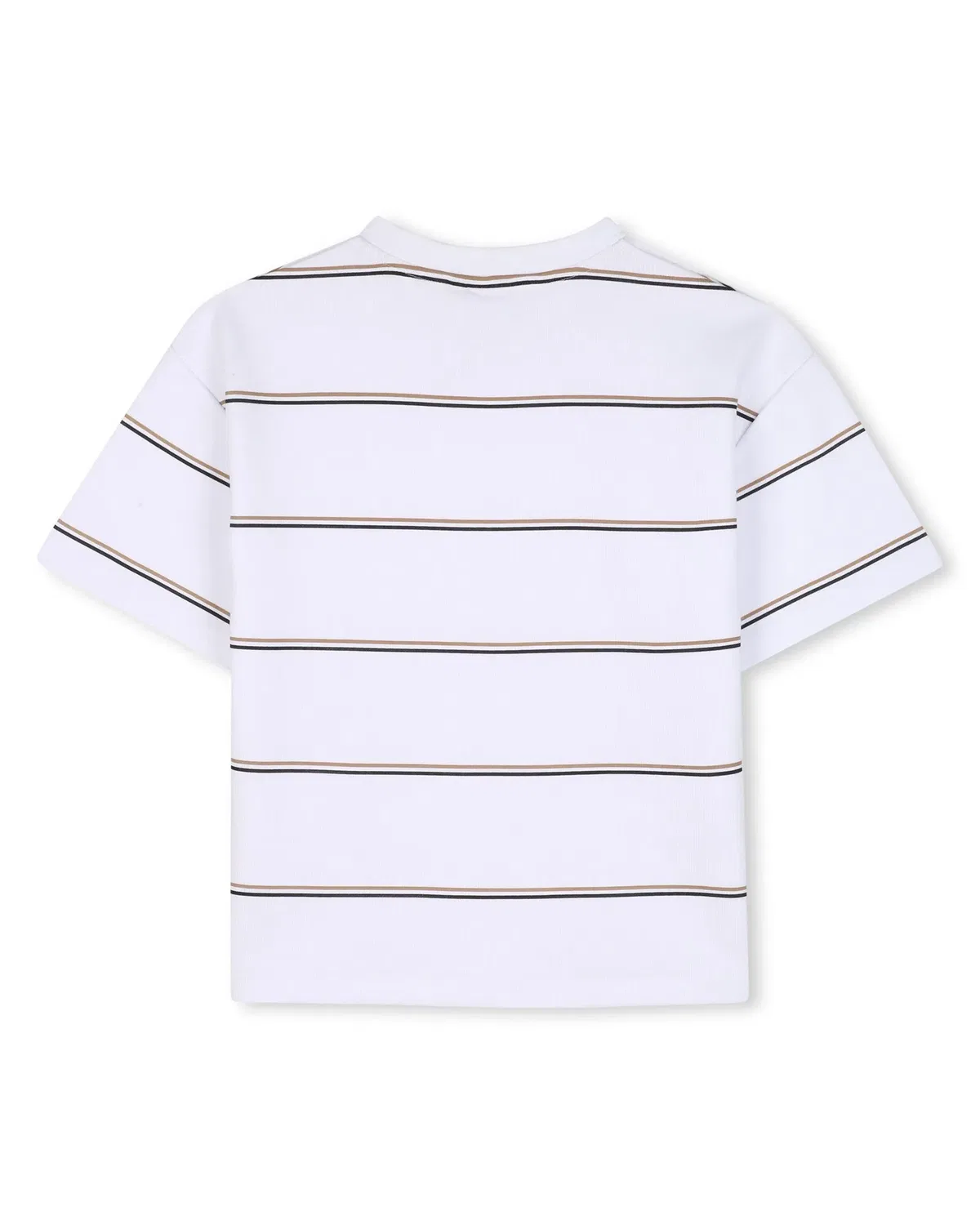 Детская футболка для мальчиков с длинным рукавом BOSS Kidswear, Blanco — фото 3