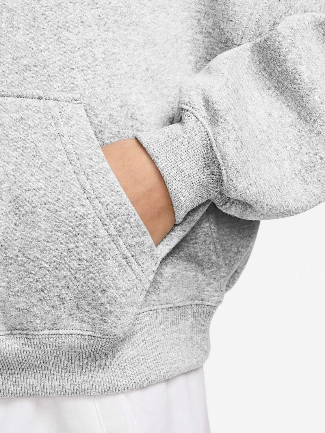 Толстовка Nike Studio Fleece Oversize Nike, Birch White — фото 3