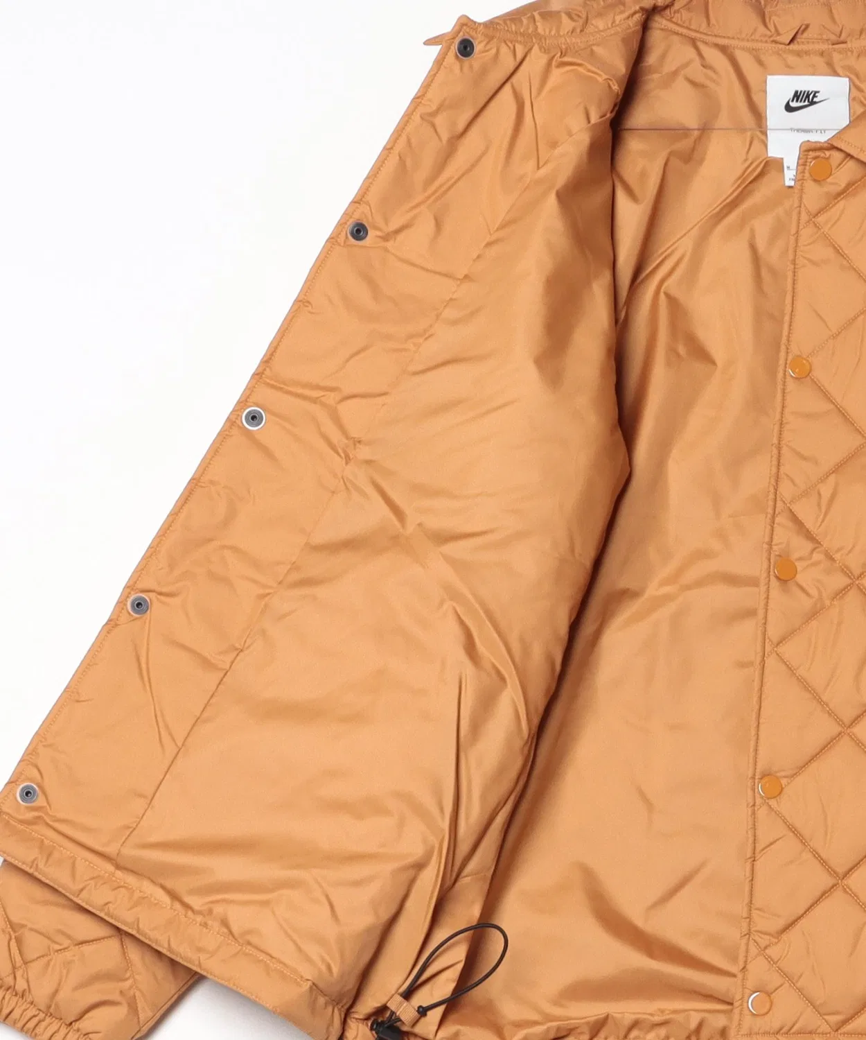 Мужская куртка с молнией и стеганым утеплителем NIKE Club TF LTWT QLT Fill, Camel — фото 3