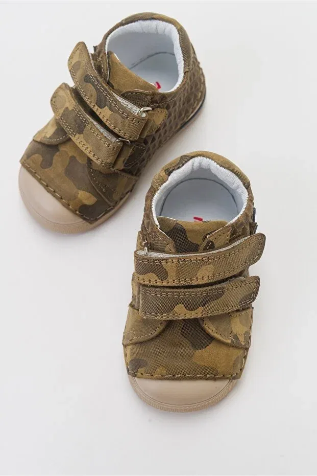 Детские сандалии для мальчиков кожаные First Step Casual Shoes Mnpc, Sand — фото 4