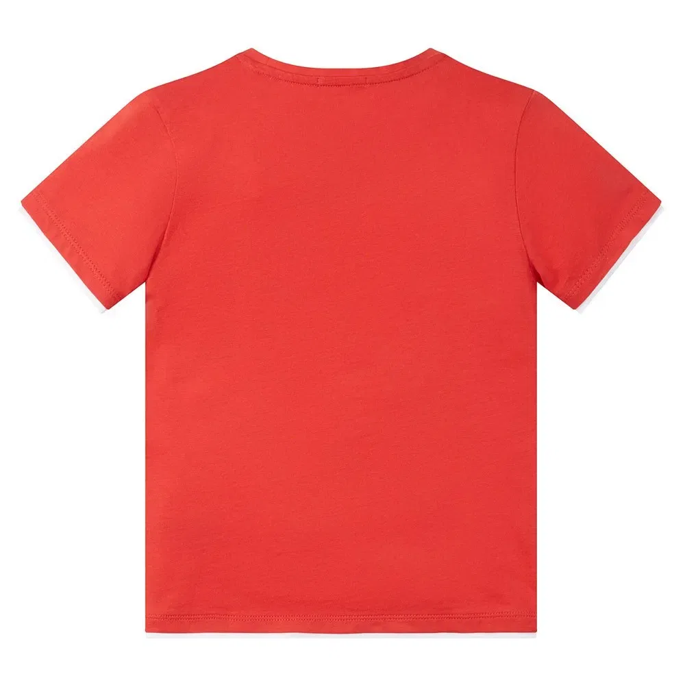 Детская футболка с коротким рукавом из органического хлопка Tom tailor, Red — фото 2