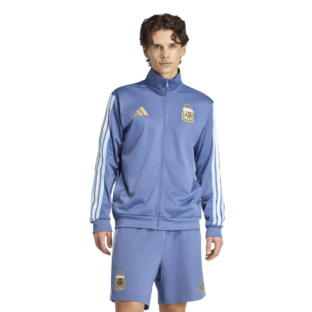Мужская куртка Argentina Dna Track Top Adidas, цвет Crew Blue