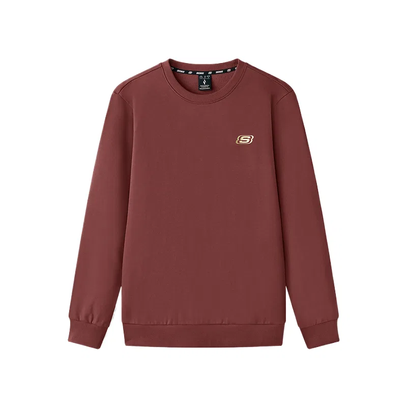 Детский свитшот с круглым вырезом Wine Red 05Y9 Skechers, Wine Red 05Y9