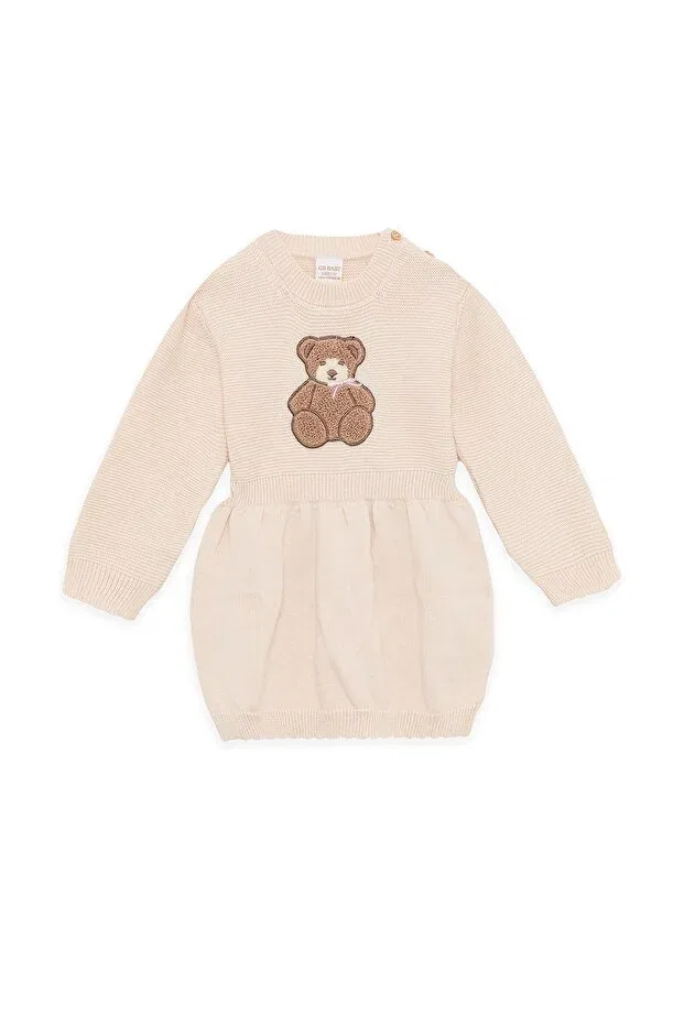 Детское платье для девочек хлопковое Layette, Ecru