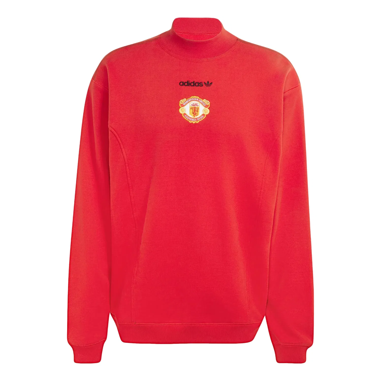Мужской свитер для футбола Manchester United EQT Sweatshirt Asia Sizing 'Red' adidas, Mufc Red