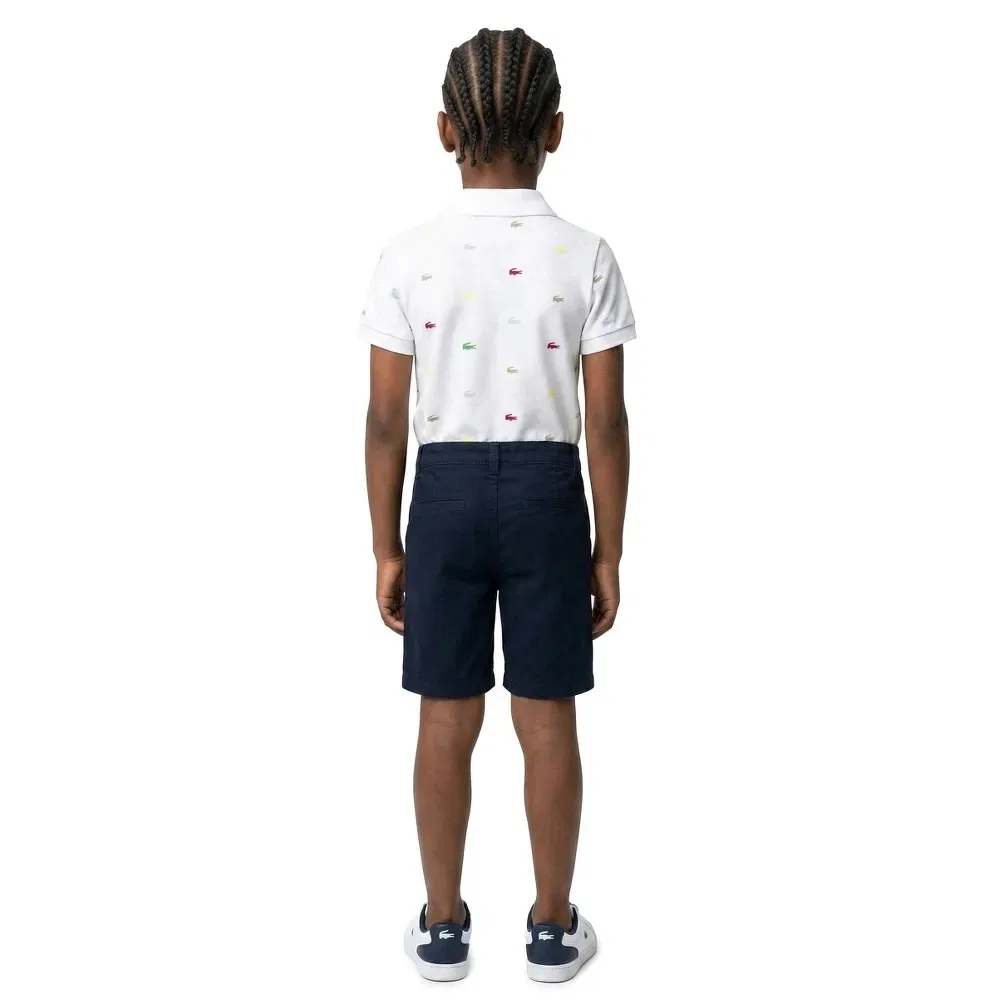 Боди с коротким рукавом Lacoste Kids, белый — фото 4