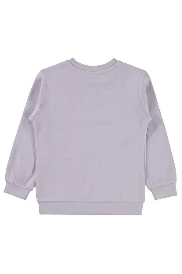 Детские свитшот для девочек с длинным рукавом Civil Girls, Lilac — фото 2