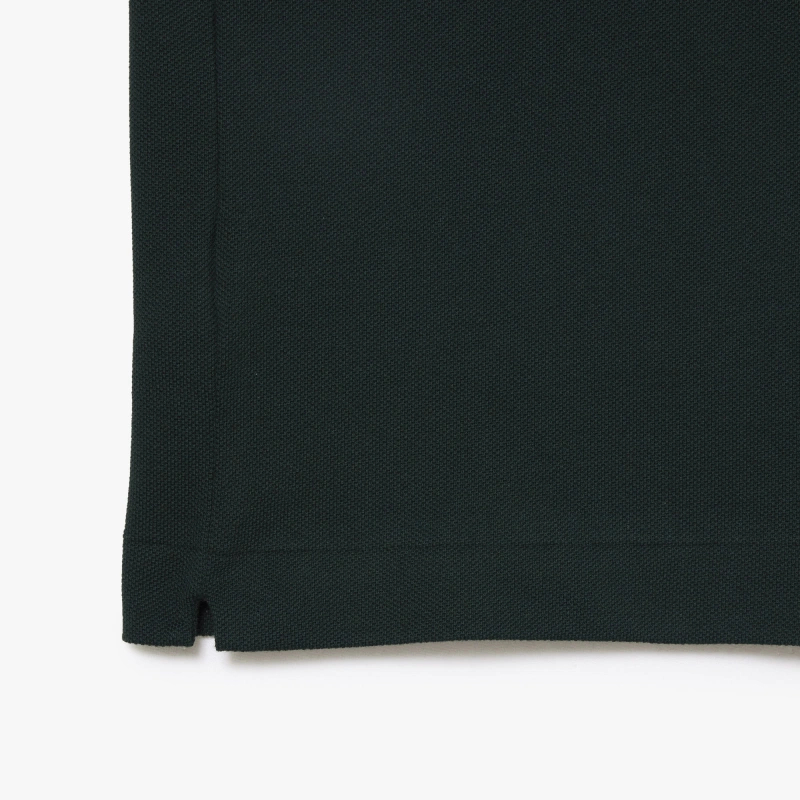 Рубашка-поло Lacoste Logo-Patched Short-Sleeve, темно-зеленый — фото 3