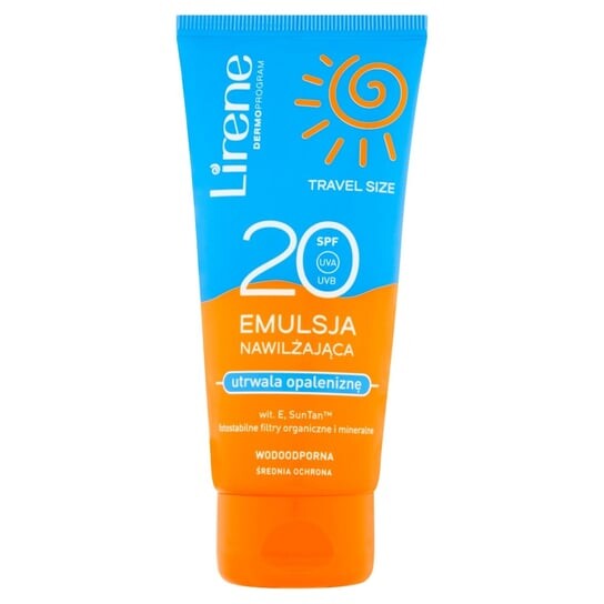 Увлажняющая эмульсия, сохраняющая загар SPF 20, дорожный размер, 90 мл Lirene Sun