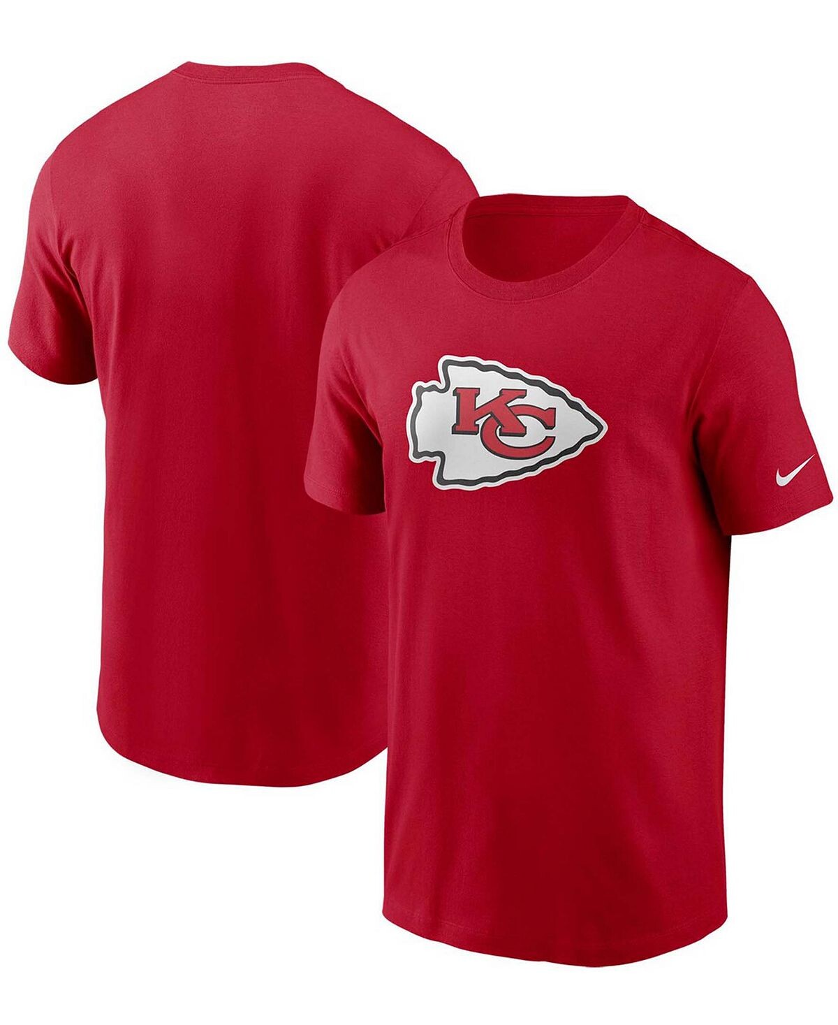 Мужская красная футболка с логотипом kansas city chiefs primary Nike, красный — фото 2
