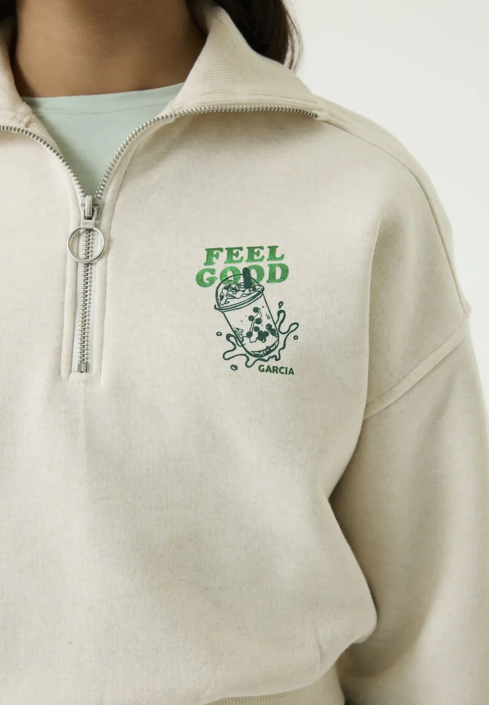 Девушки-Подростки - свитера - толстовки Garcia, Cream Melee — фото 4
