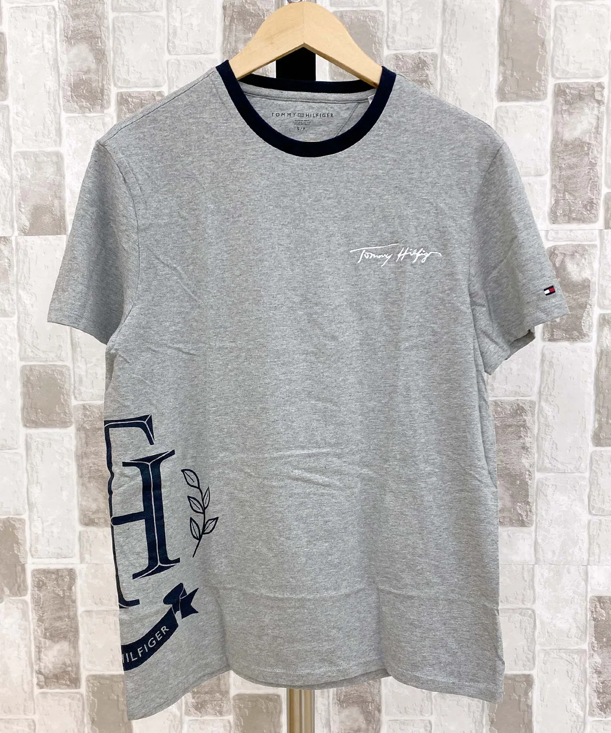 Мужская футболка с принтом CEPTOR TEE TOMMY HILFIGER, Grey