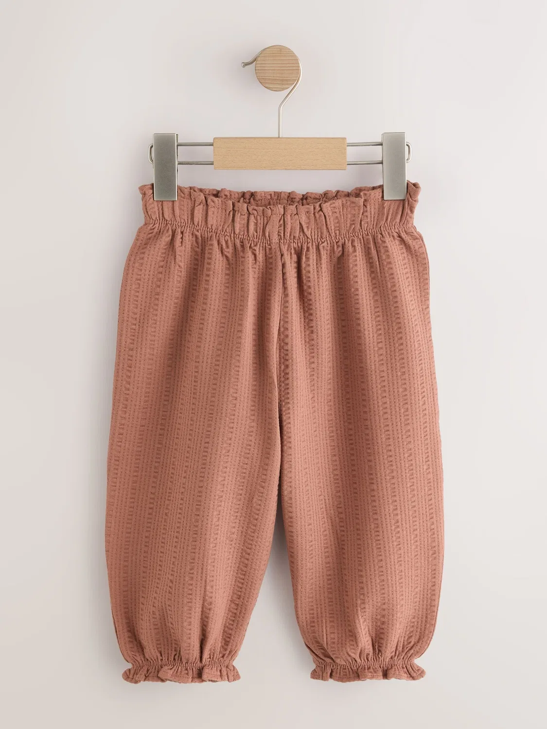 Шорты-блумеры текстурированные, модель Bloomer Trousers Next, коричневый