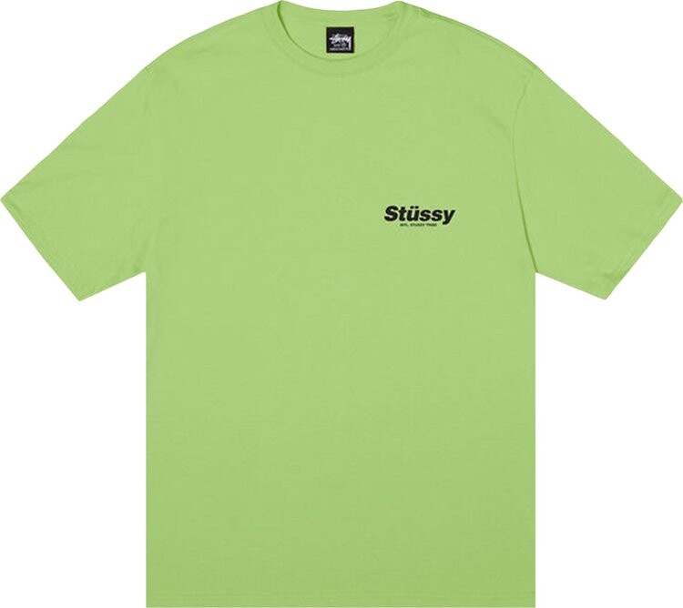 

Футболка Stussy Rabbit Hole Tee 'Tea', зеленый