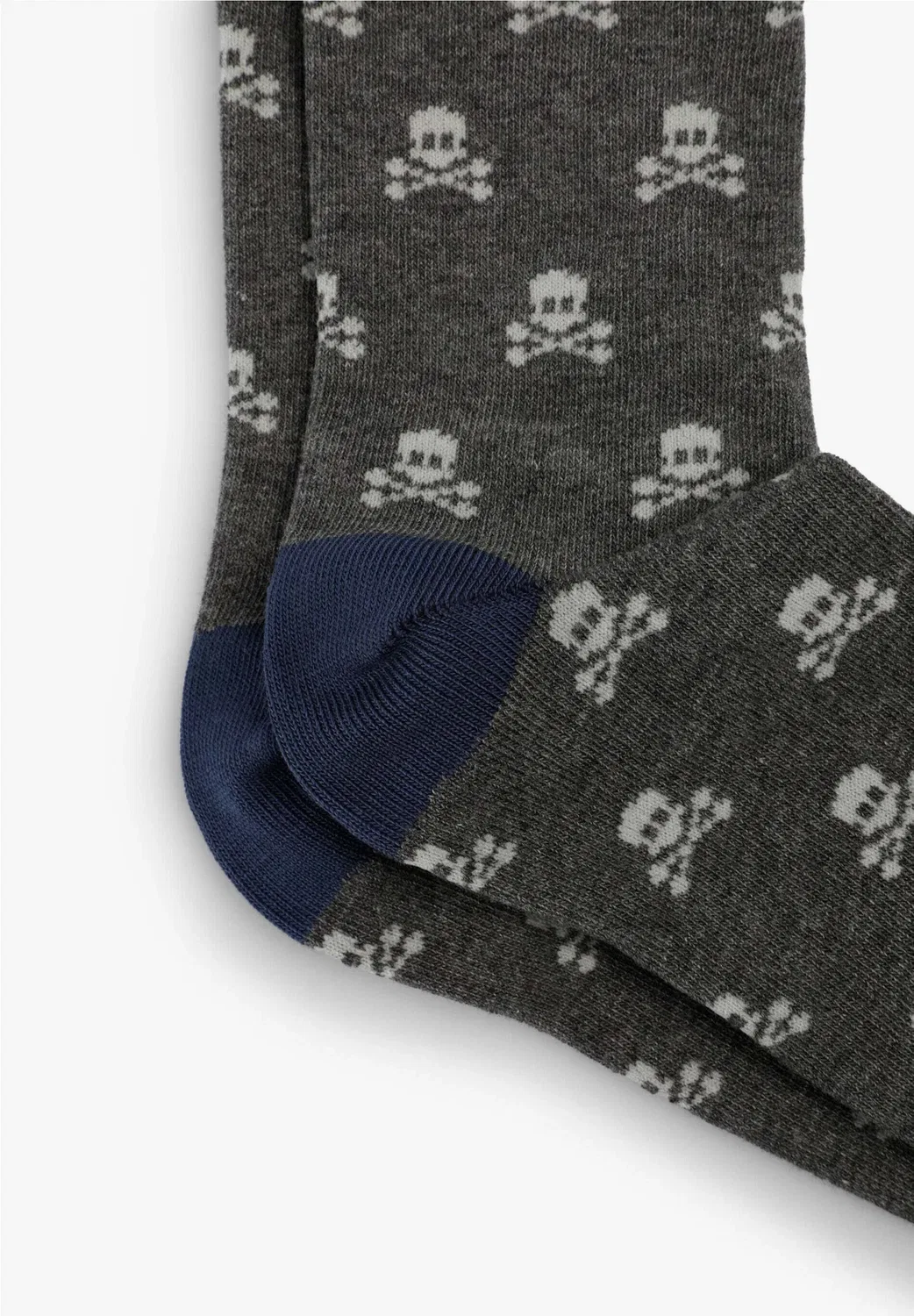 Детские носки Scskull m - носки Scalpers, Grey Melange — фото 4