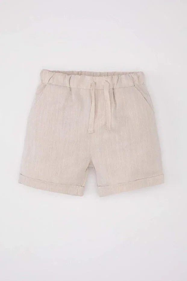Детские шорты для мальчиков хлопковые Basic Pocket Defacto, Beige