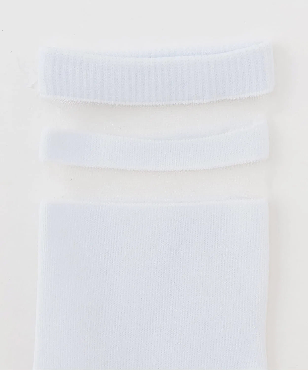 Детские носки с прозрачной линией, модель Line Sheer, minimal, Sax Blue — фото 2
