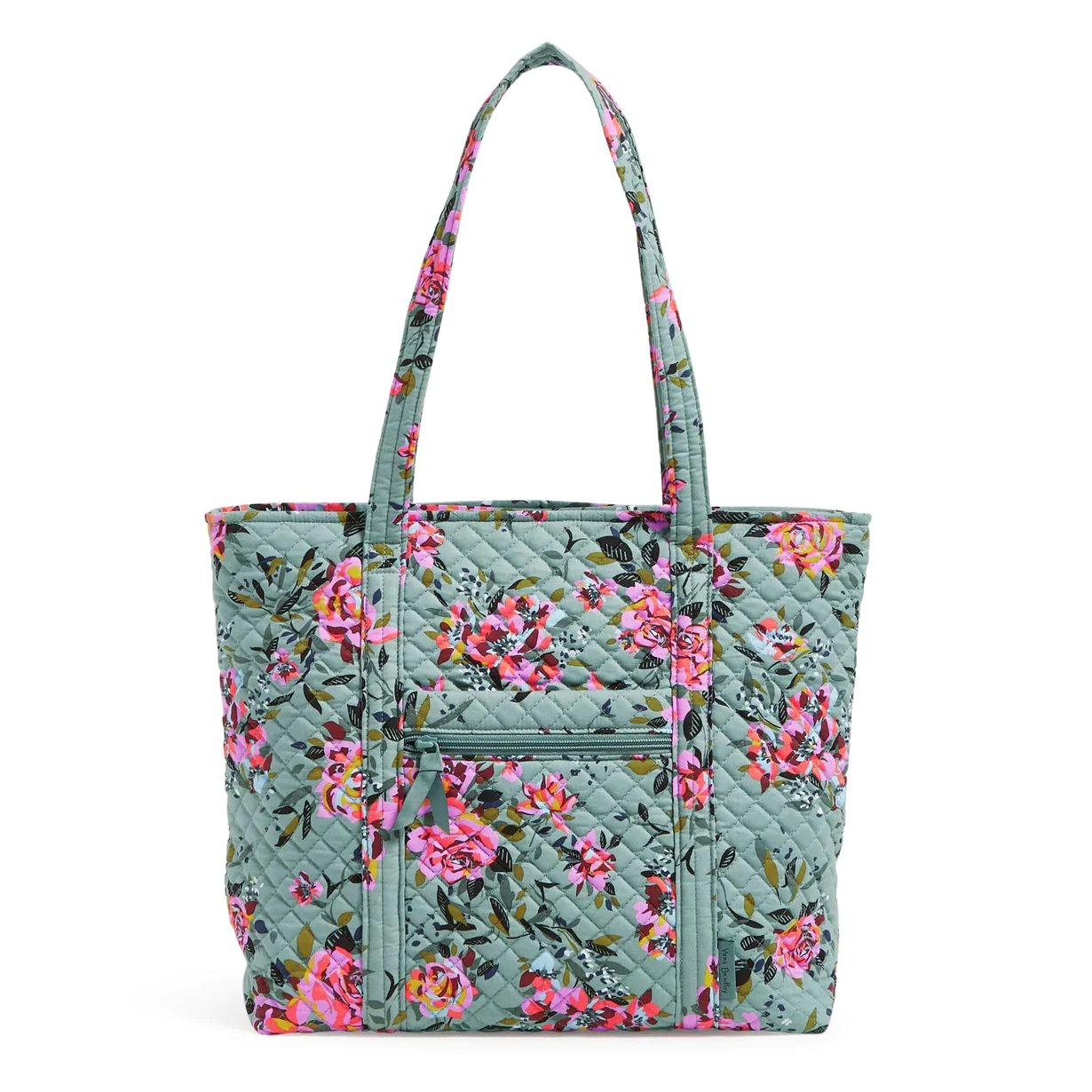 

Сумка-тоут Vera Bradley Cotton Women's, бирюзовый/розовый