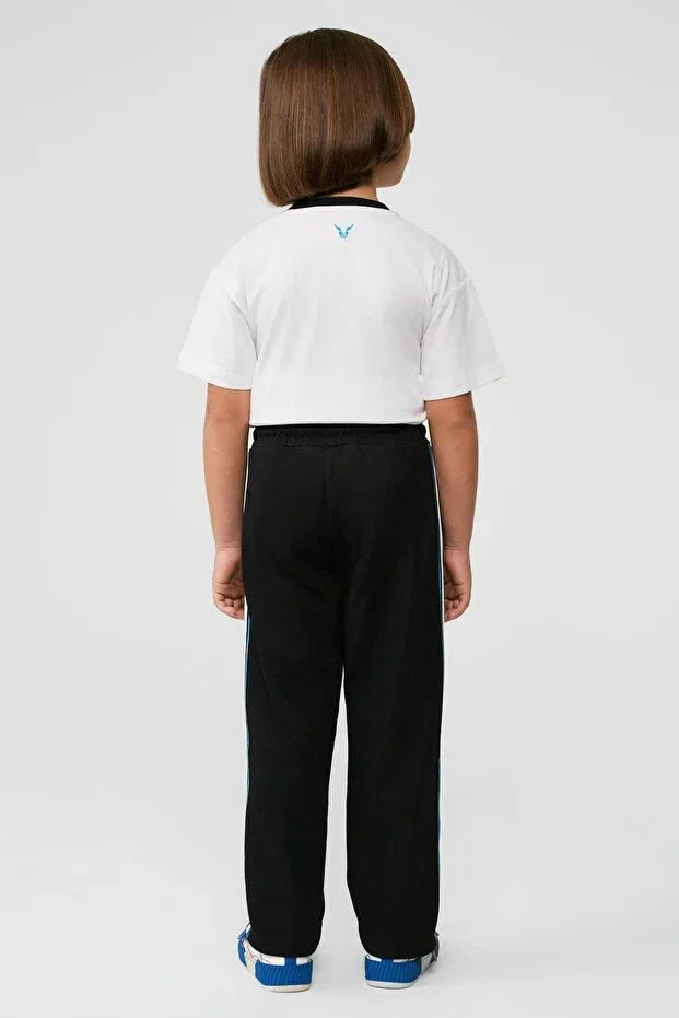 Детские спортивные штаны для мальчиков прямого кроя Nbt Jeans, Black — фото 4