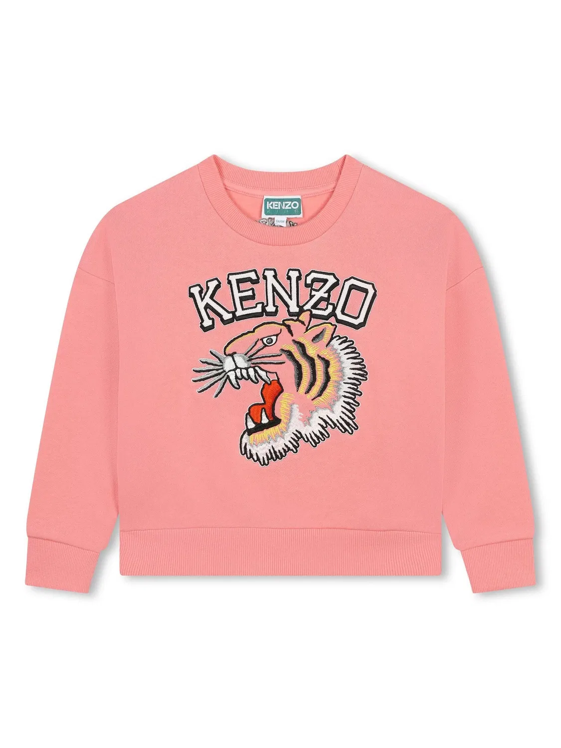 Толстовка с контрастным логотипом Kenzo, розовый