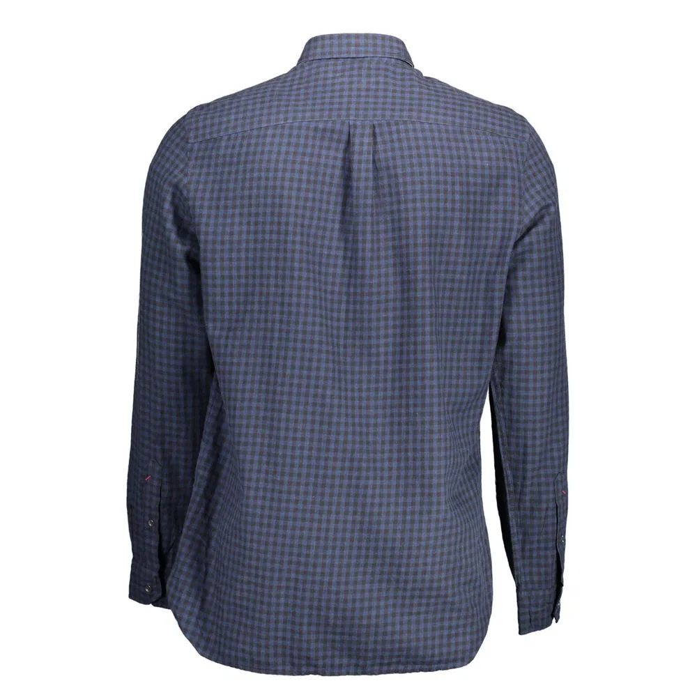Мужские ботинки на шнуровке из кожи U.S. Polo Assn., Blue — фото 2