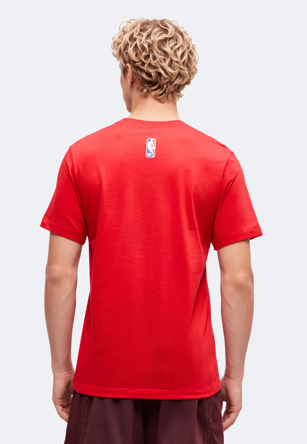 Футболка с логотипом команды Chicago Bulls (НБА) - клубная одежда Nike Performance, University Red — фото 3