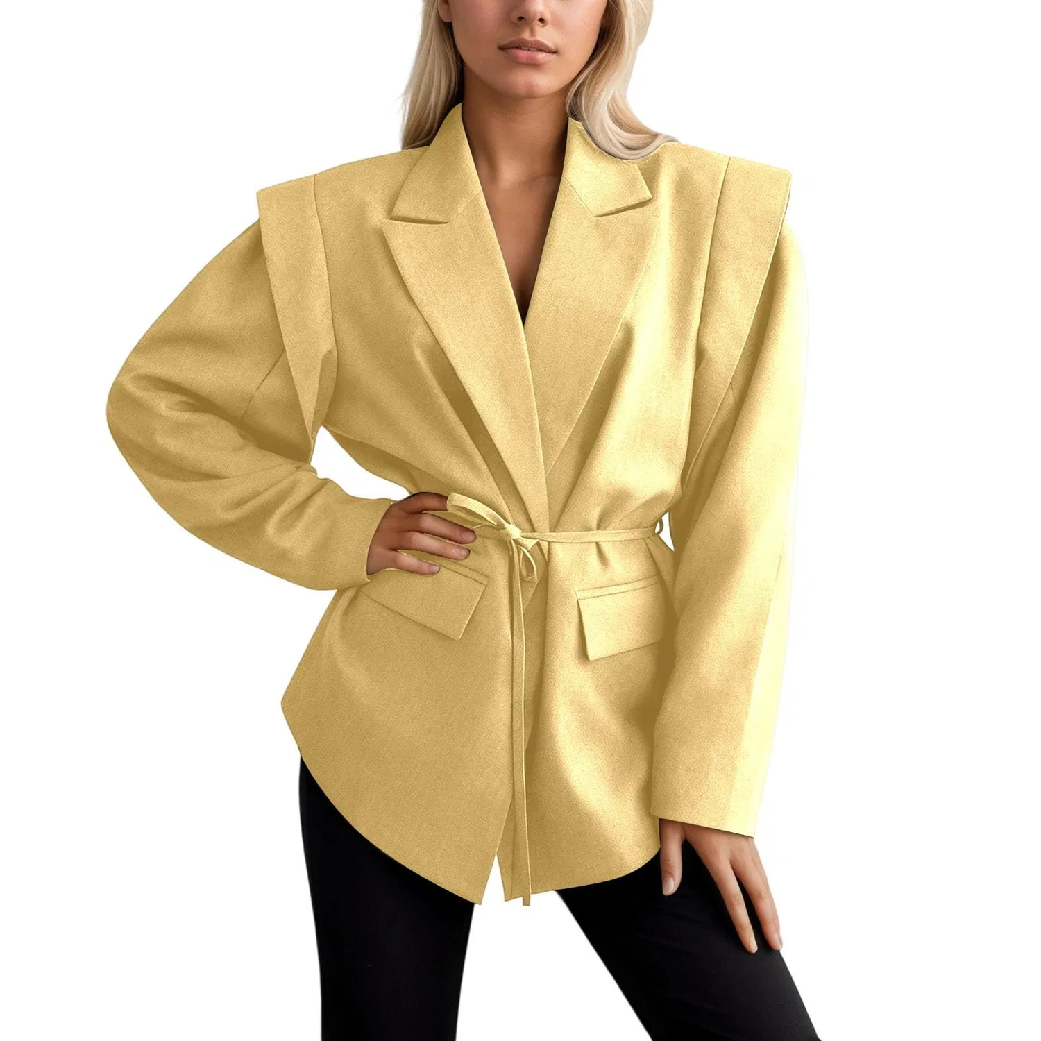 Женская куртка с универсальным кроем, Giallo