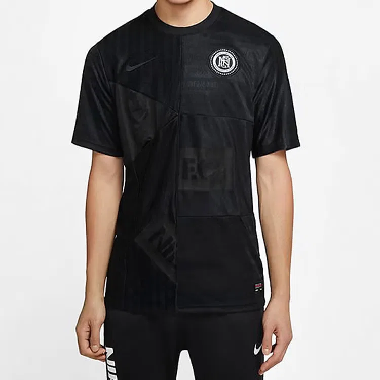 Футбольная футболка с принтом FC Nike, черный — фото 3