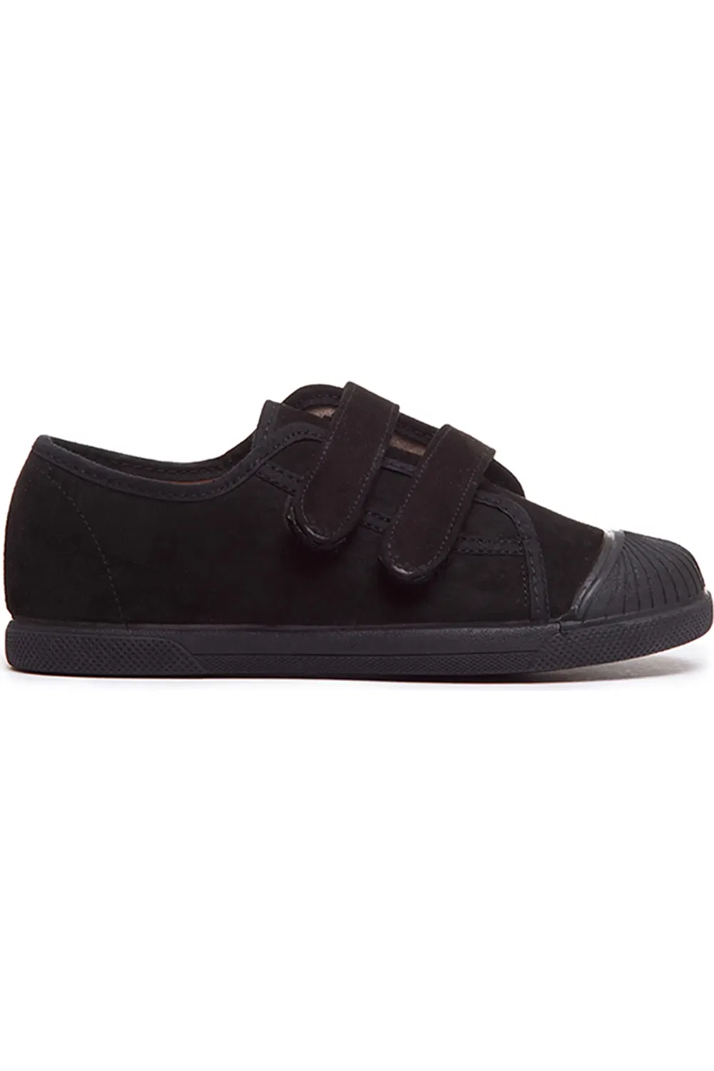 Детские кеды на липучках с резиновым мыском Fall Double Strap CHILDRENCHIC, черный — фото 2