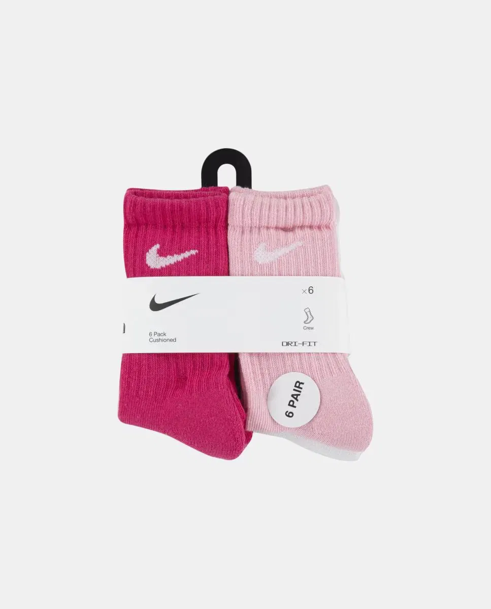 Детские носки для девочек с технологией Dri-FIT Nike, Rosa — фото 3