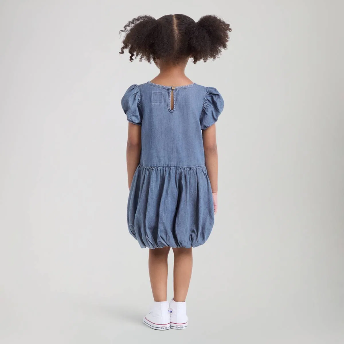 Платье-Пузырь для девочек 2-4 лет Levi's, It'S All Fun - Medium Wash — фото 3