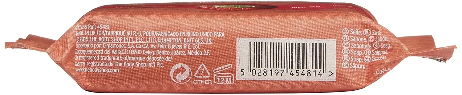 Мыло Strawberry, The Body Shop, 100 г — фото 4