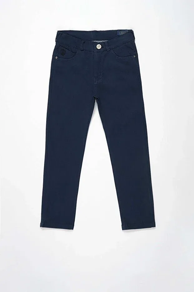 Детские брюки для девочек зауженные Doctor Junior, Navy Blue
