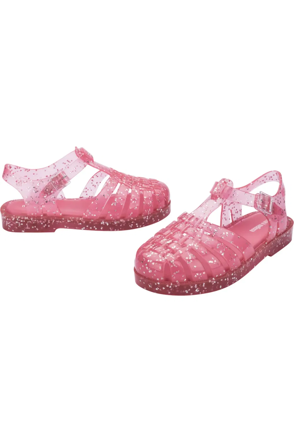 Детские сандалии рыбак глиттер Possession Mini Melissa, Glitter Pink — фото 3