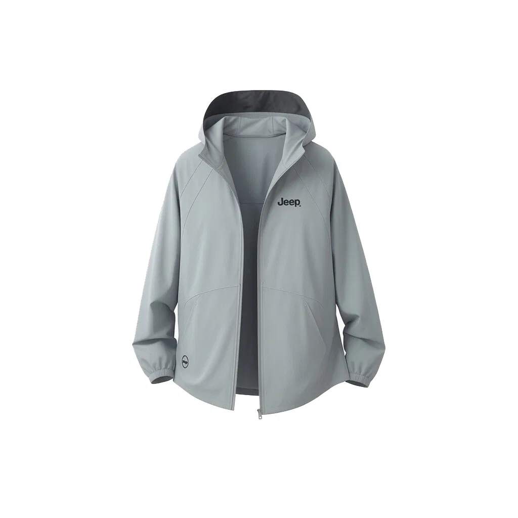 Детская одежда для защиты от солнца Unisex Jeep, Light Gray