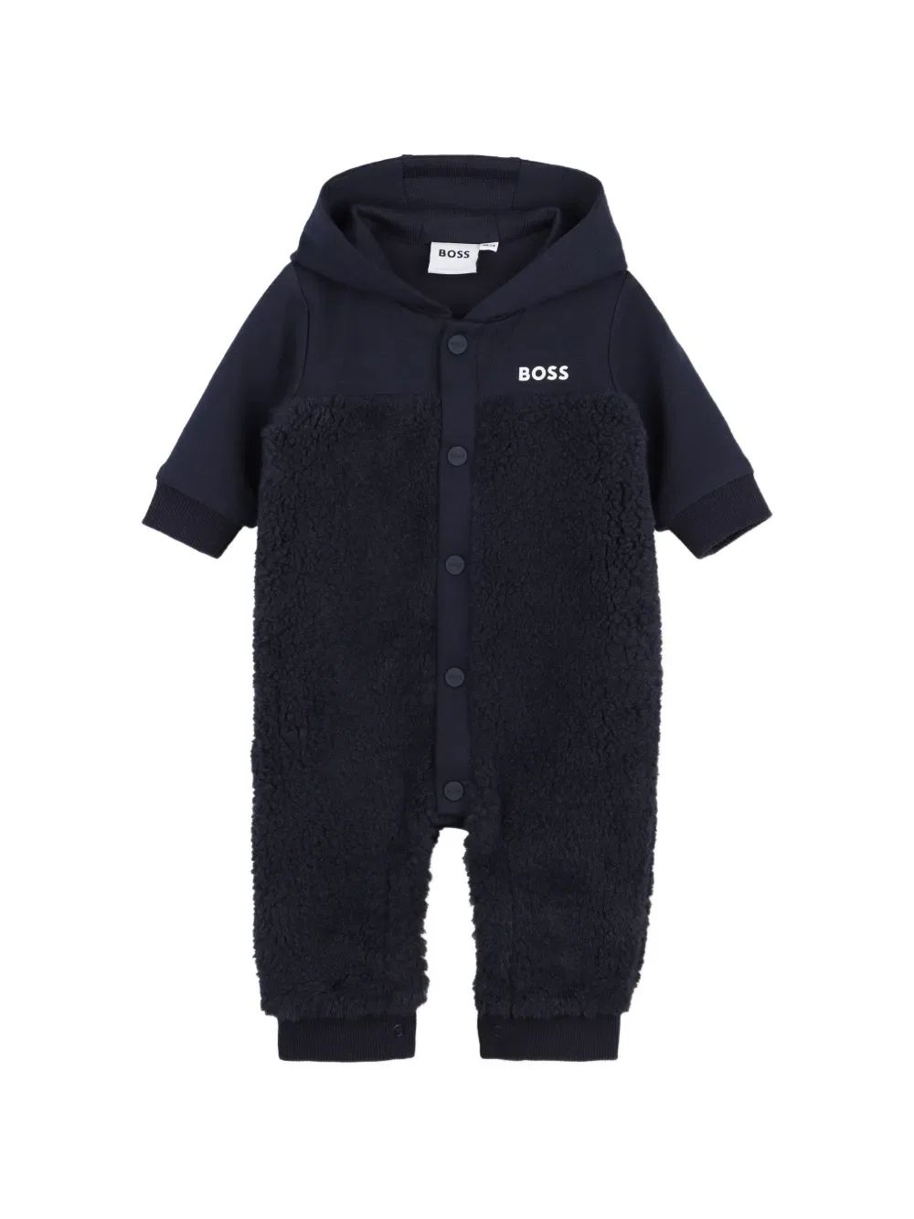 Комбинезон с капюшоном BOSS Kidswear, темно-синий