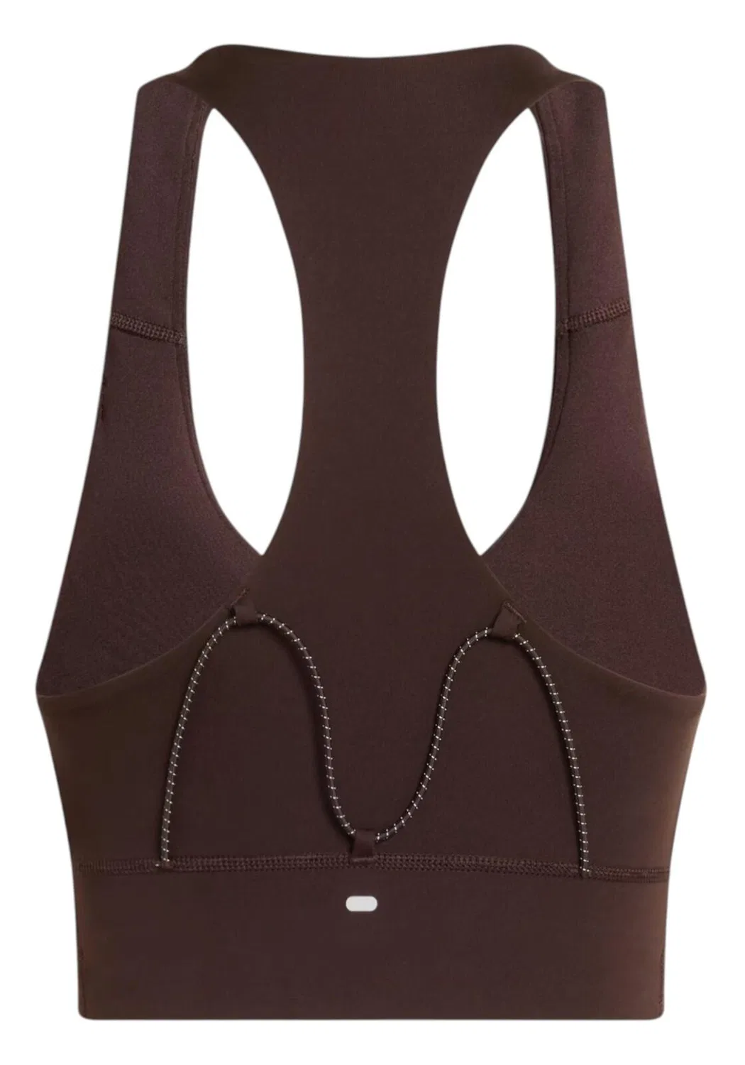 Женский спортивный бюстгальтер с карманом Adidas Adi365 Running Pocket Medium Support Bra, Braun — фото 2