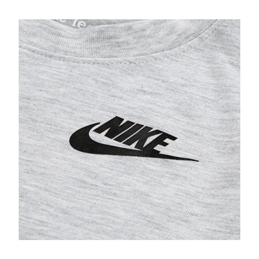 Футболка детская с принтом Nike Nkb Jdi Wrap, Steeple Gray White — фото 3