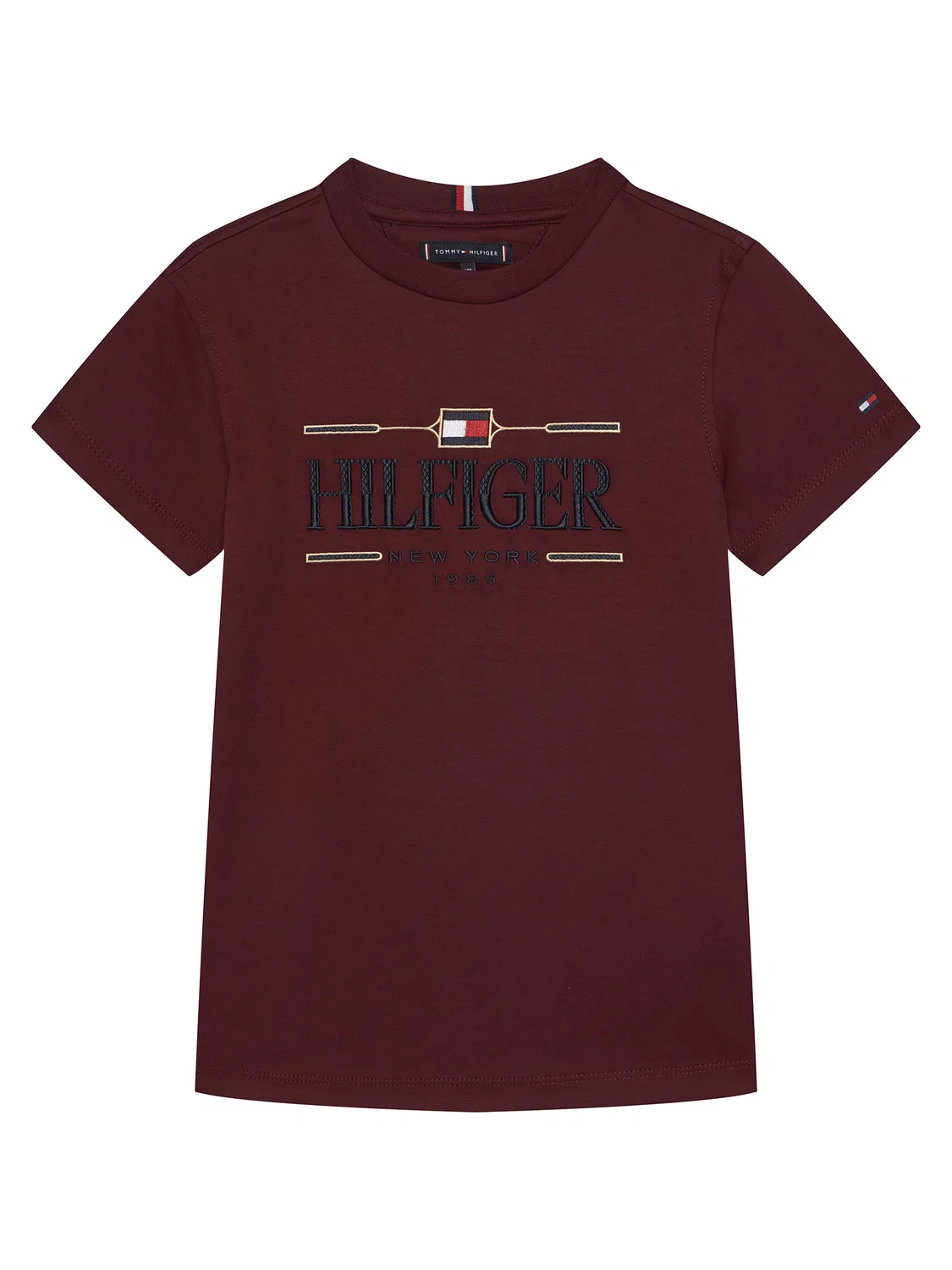 Футболка стандартного кроя для мальчика Icons Tommy Hilfiger, темно-красный