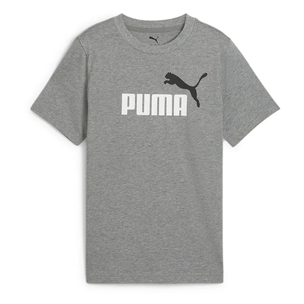 Детская футболка с принтом Ess 2 Color N?1 Logo Puma, Grey