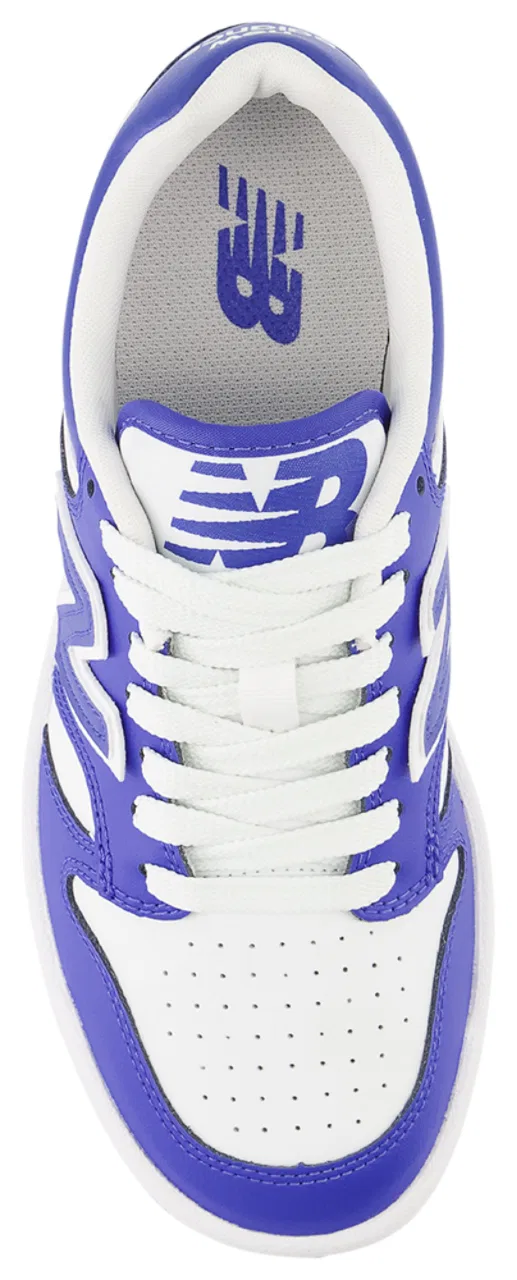 Детские кроссовки для мальчиков с амортизацией Ortholite 480 New Balance, Marine Blue/White — фото 4