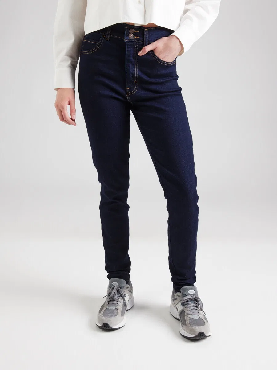 Джинсы LEVI'S Slim fit 'Retro High Skinny Jeans' темно-синего цвета — фото 2