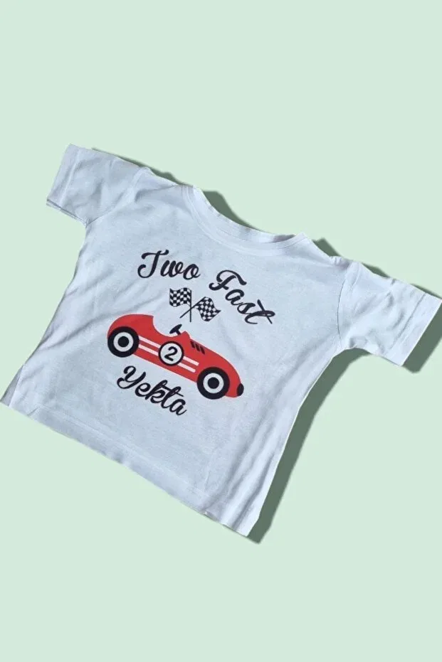 Детская футболка с принтом Birthday Tee Lasilla, White — фото 2