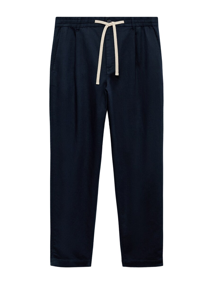 

Обычные брюки со складками спереди MANGO MAN ROMELINO, Navy