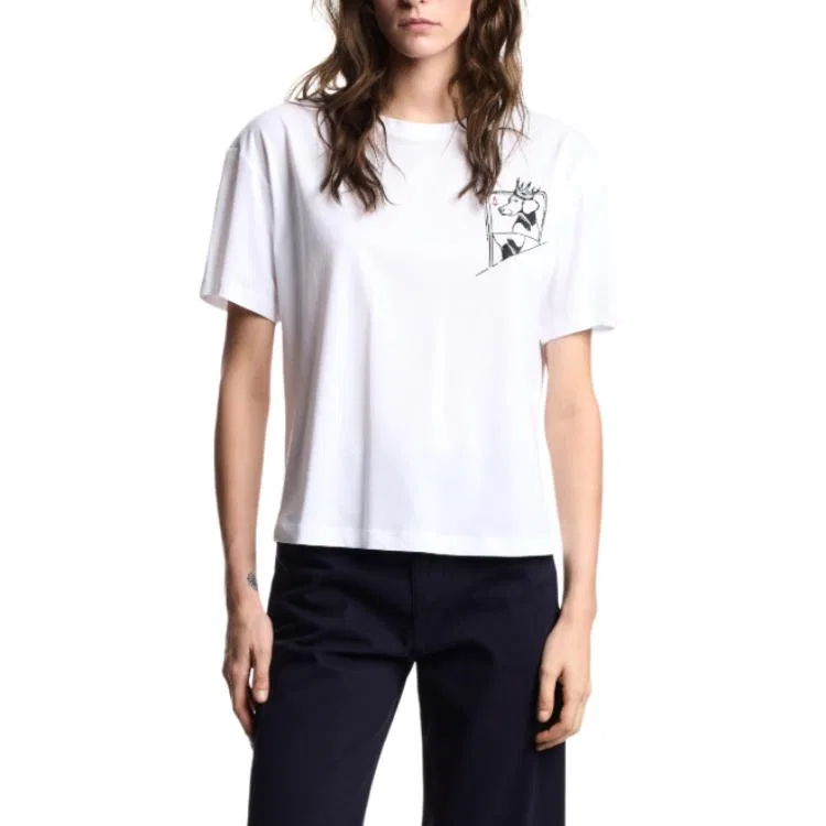 Футболка с принтом, Emporio Armani, White — фото 3
