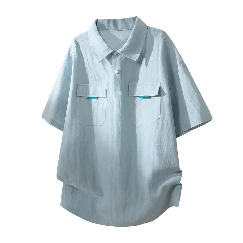 Детская рубашка с воротником Sugarfunk, Upgraded Light Blue
