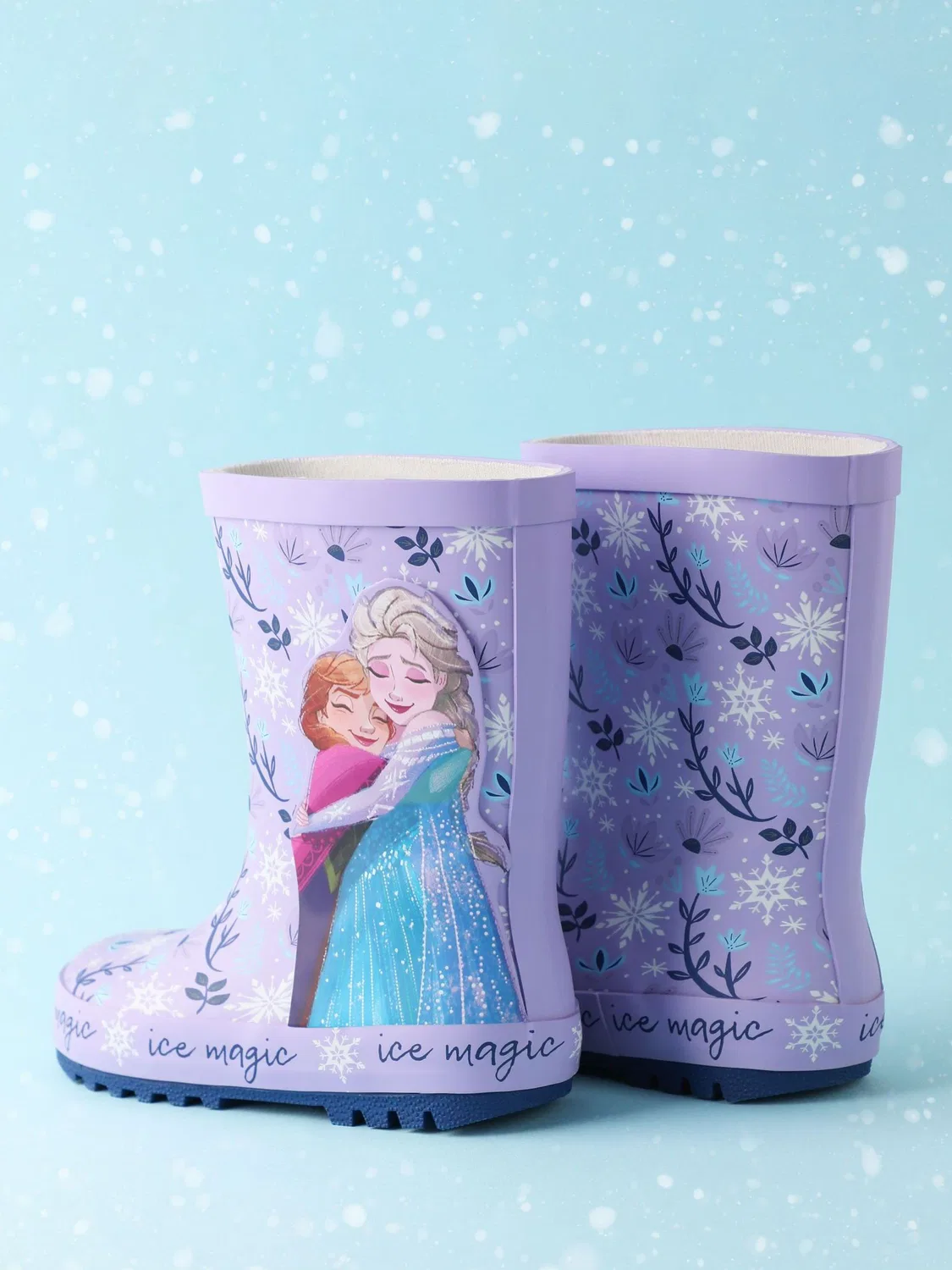 Сапоги резиновые Disney Frozen Vanilla Underground, фиолетовый — фото 2