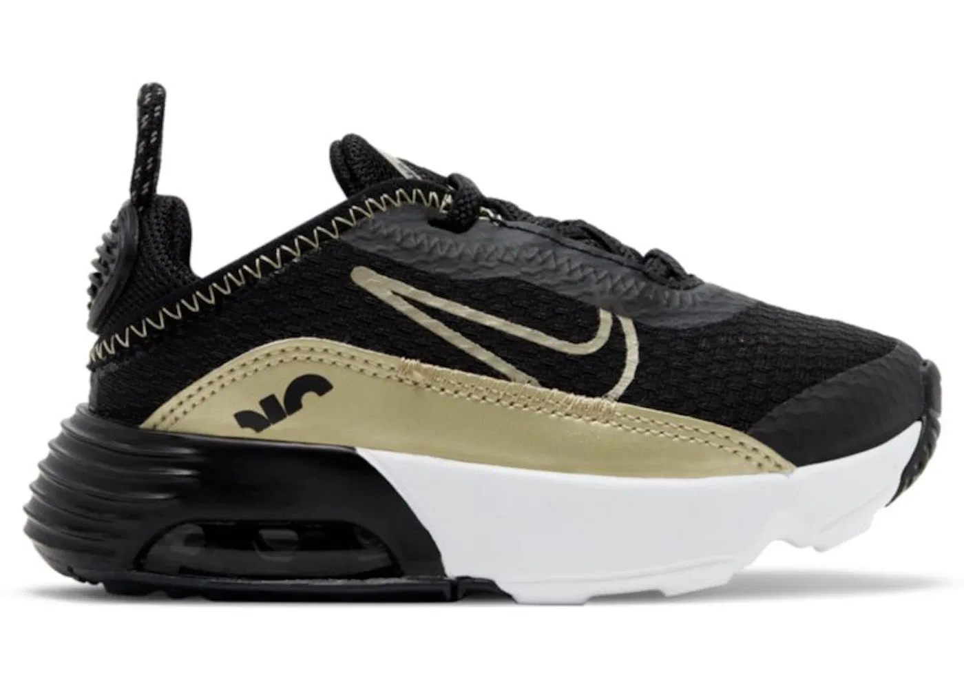 Детские кроссовки Lifestyle Nike Air Max 2090, Black/Metallic Gold Star